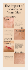 nicotine free cigarettes skin infographic